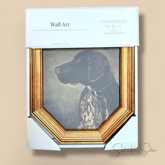 8"x10" Pointer Dog Portrait Framed Art – Threshold Studio McGee - Target 2025 - Picture 4 of 4